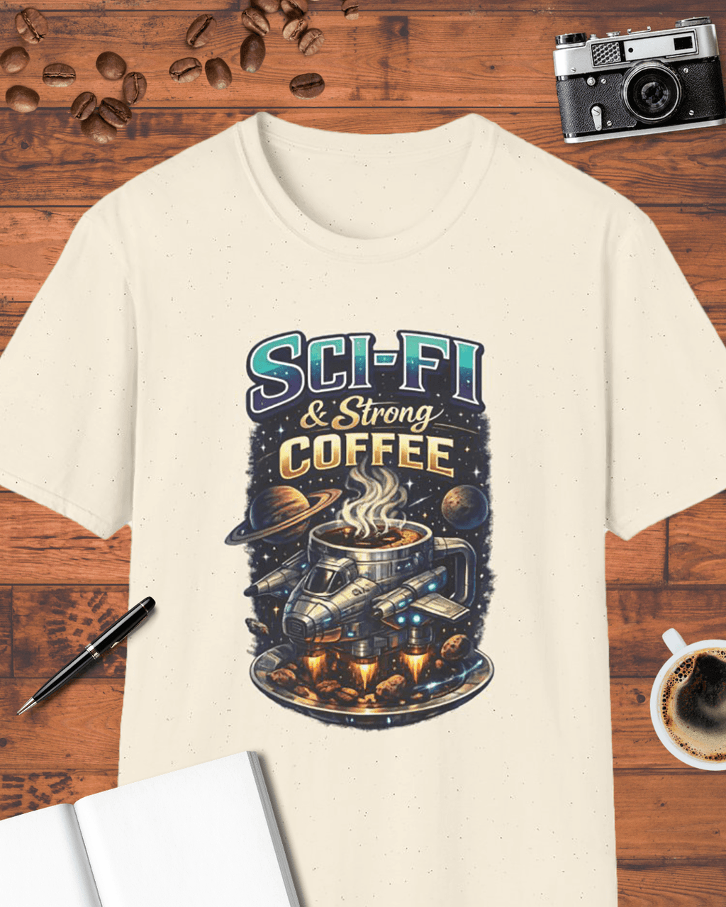 Sci-Fi and Strong Coffee T-Shirt