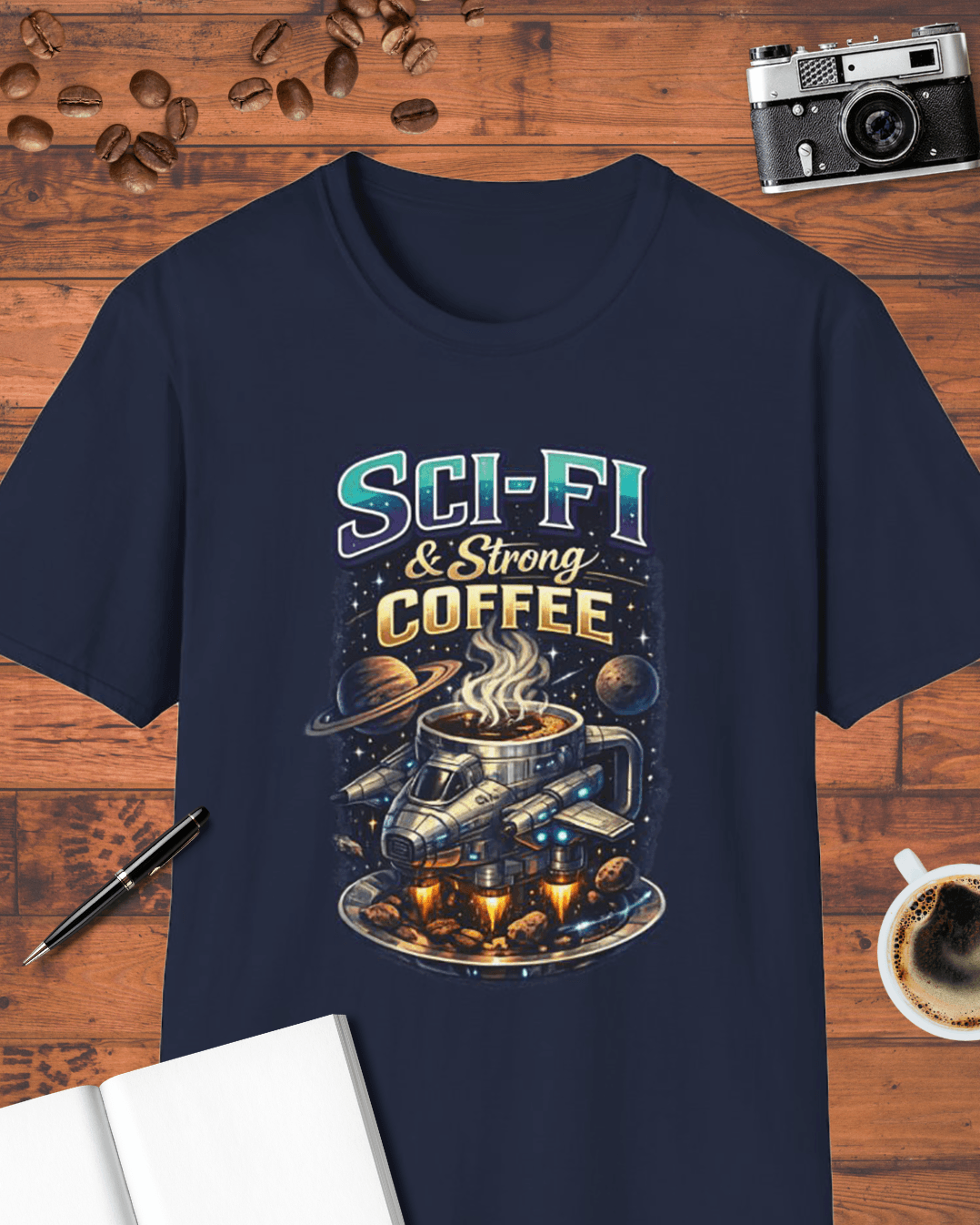 Sci-Fi and Strong Coffee T-Shirt