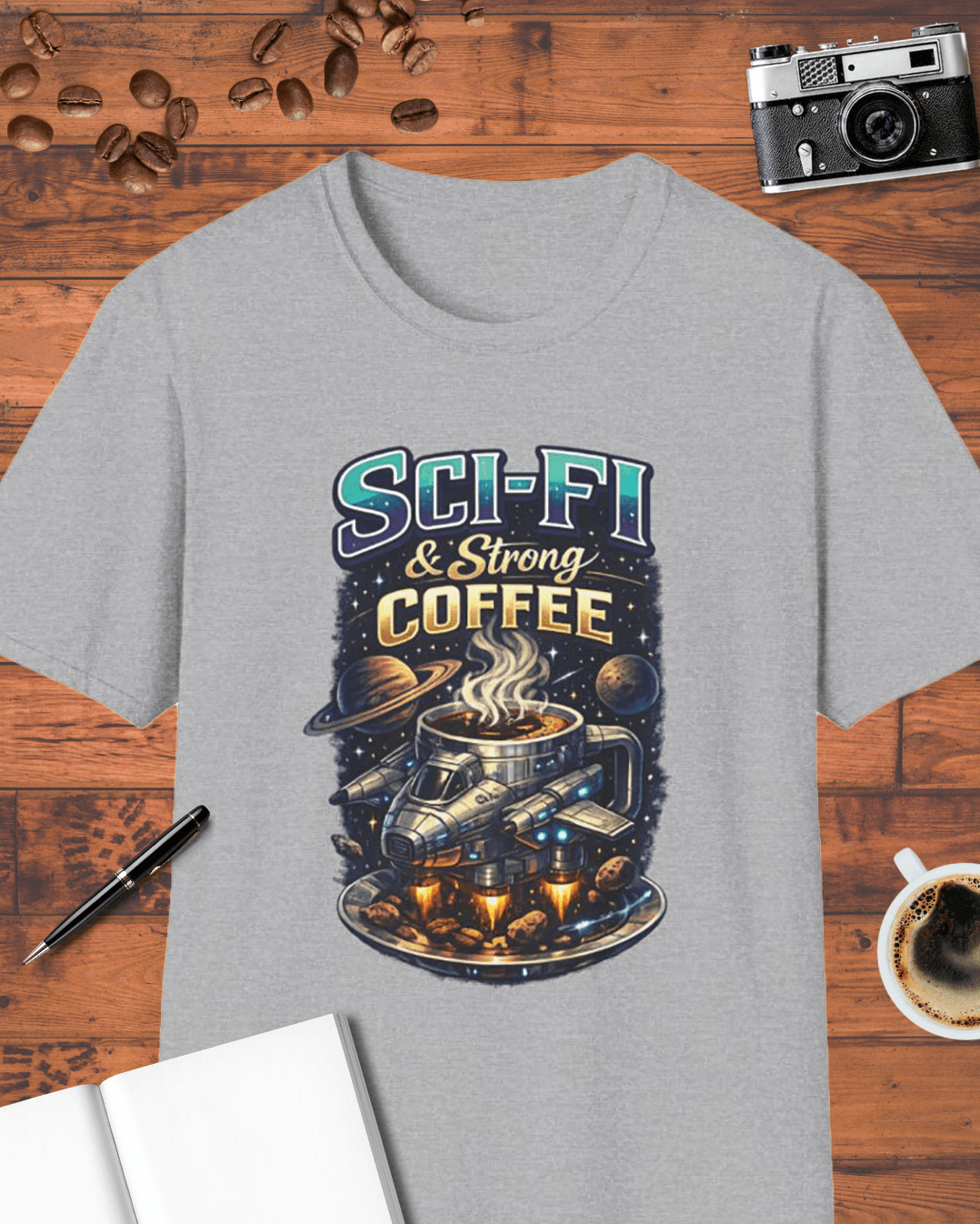 Sci-Fi and Strong Coffee T-Shirt