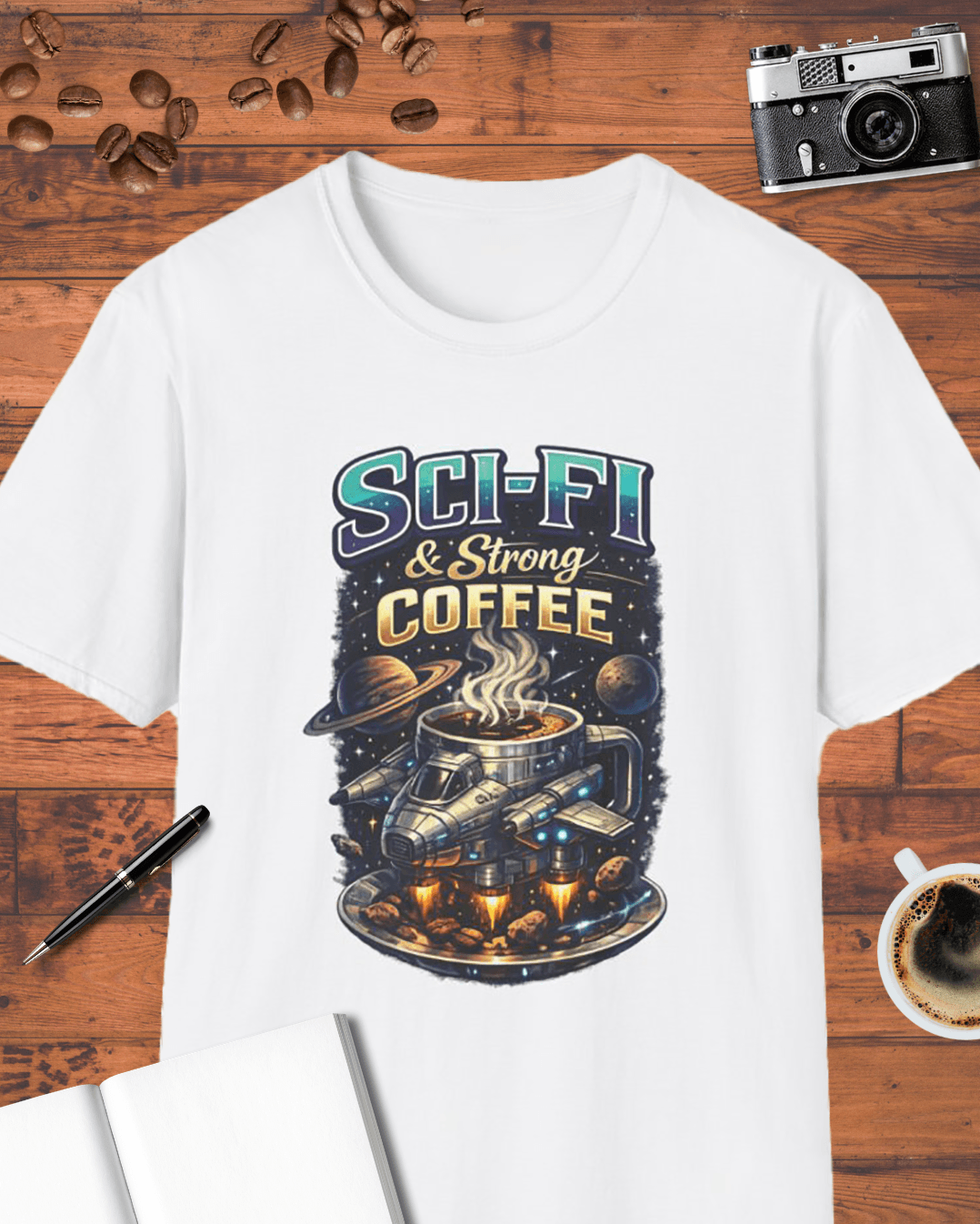 Sci-Fi and Strong Coffee T-Shirt