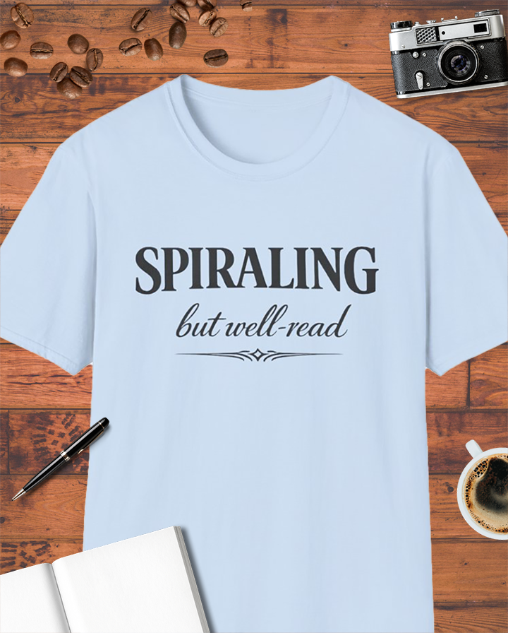 Spiraling but Well-Read T-Shirt