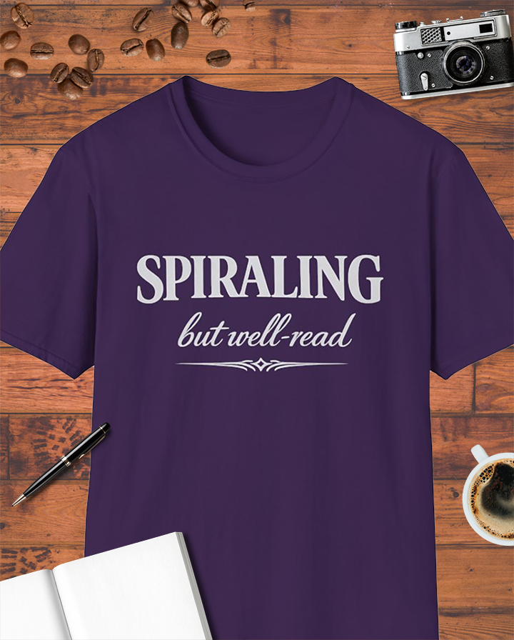 Spiraling but Well-Read T-Shirt