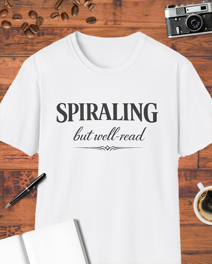 Spiraling but Well-Read T-Shirt