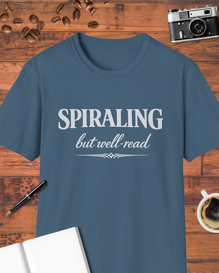 Spiraling but Well-Read T-Shirt