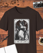 The Cat Lady Tarot Card T-Shirt