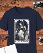 The Cat Lady Tarot Card T-Shirt