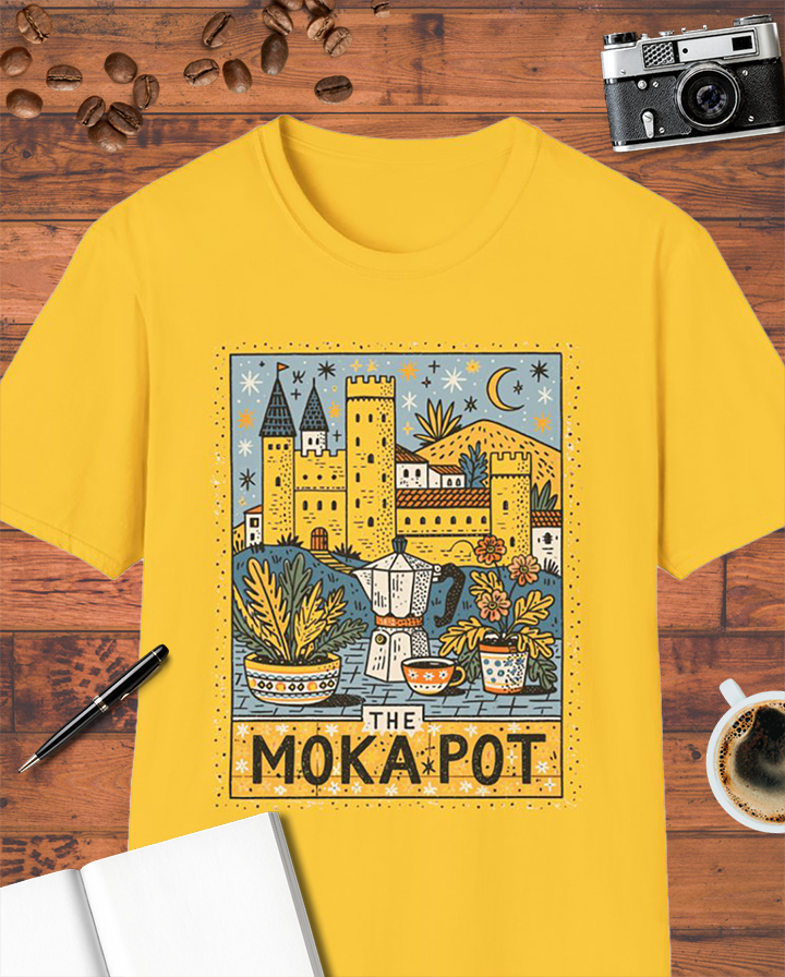 The Moka Pot Tarot Card T-Shirt