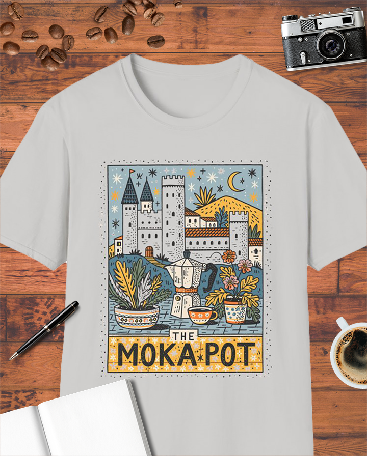 The Moka Pot Tarot Card T-Shirt