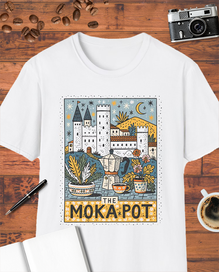 The Moka Pot Tarot Card T-Shirt