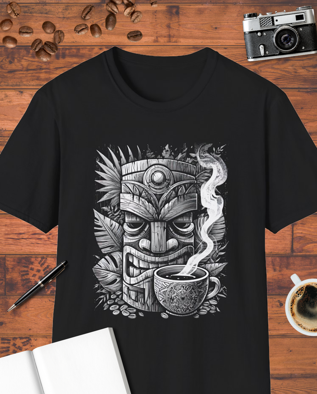 Tiki Coffee Lover T-Shirt