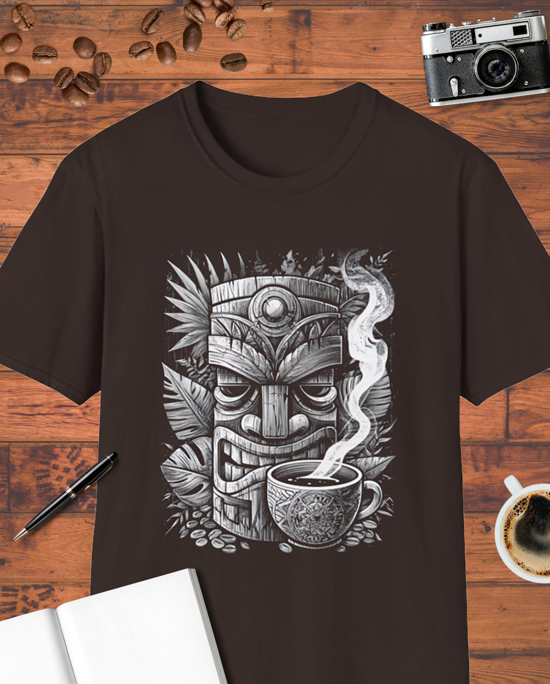 Tiki Coffee Lover T-Shirt
