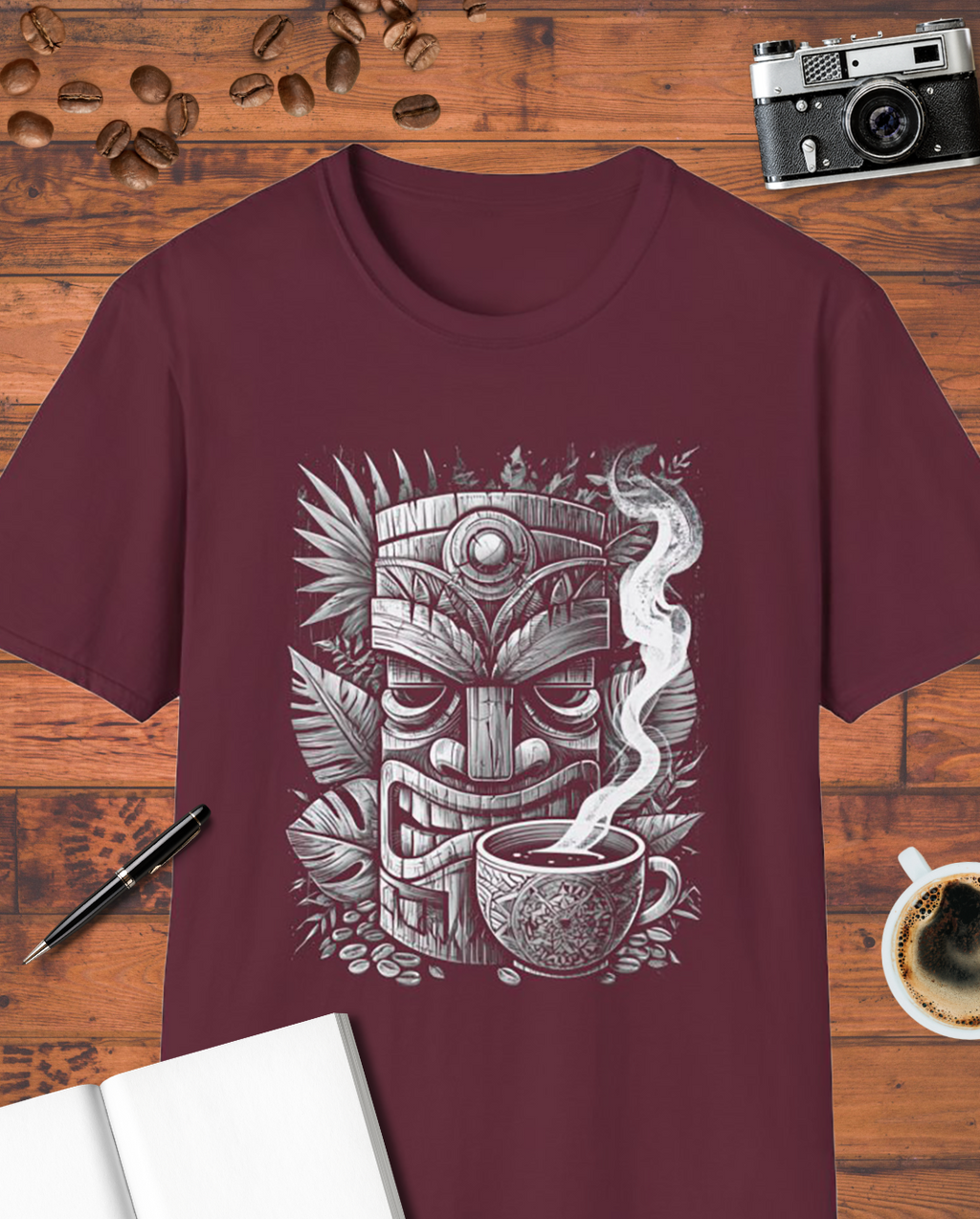 Tiki Coffee Lover T-Shirt