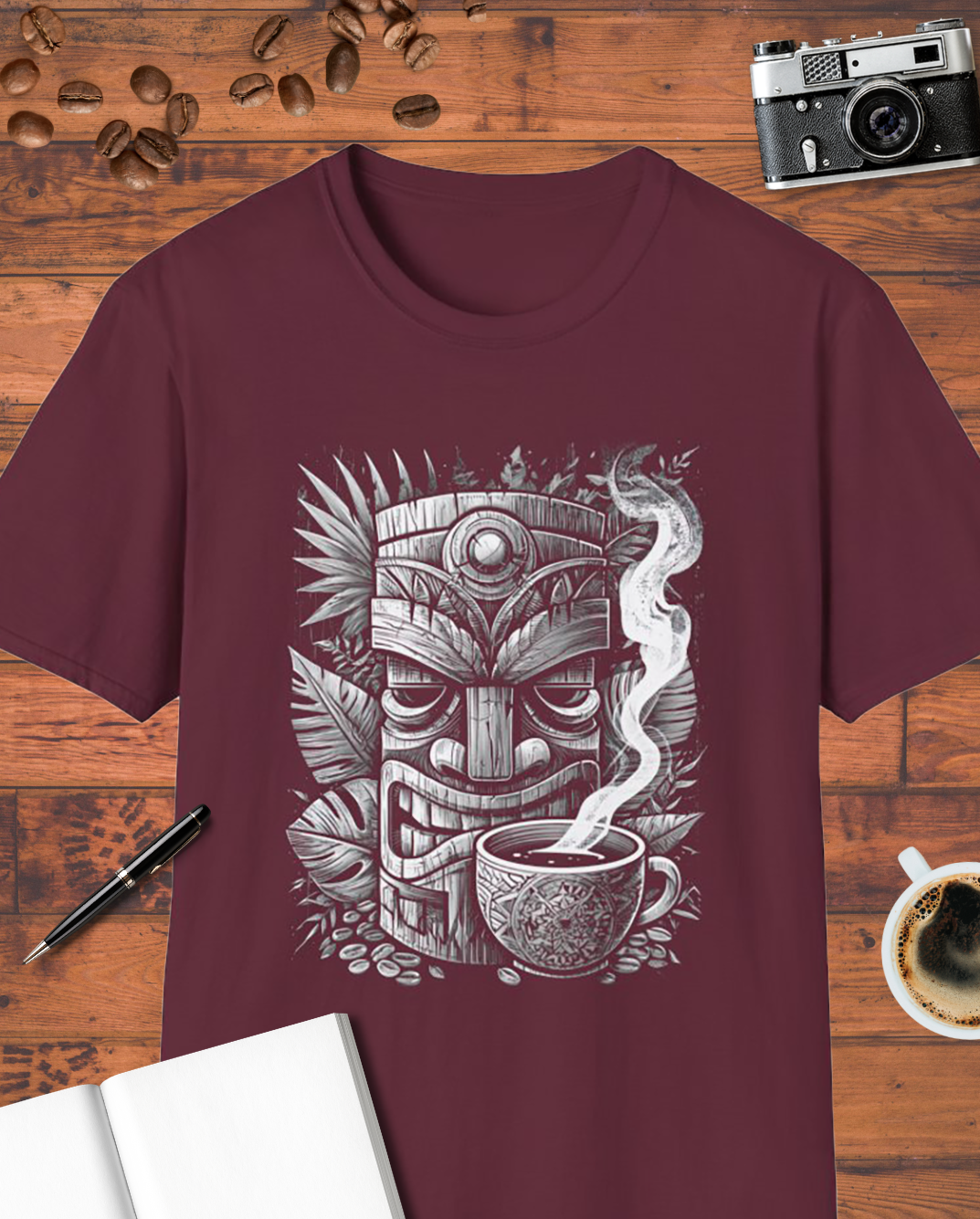 Tiki Coffee Lover T-Shirt