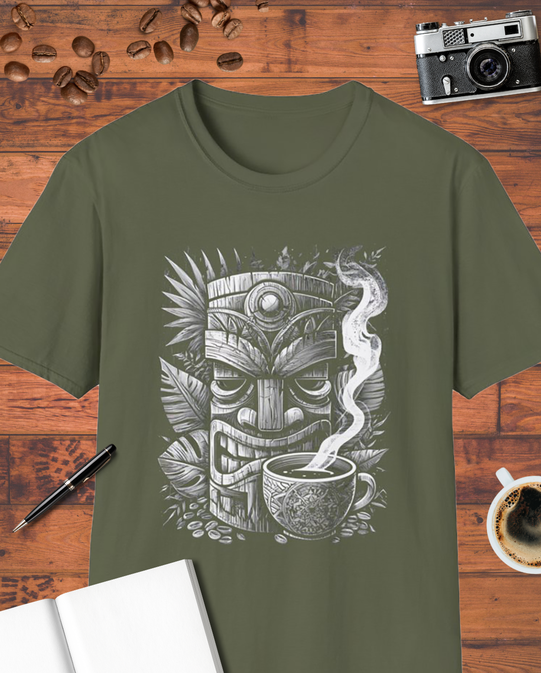 Tiki Coffee Lover T-Shirt