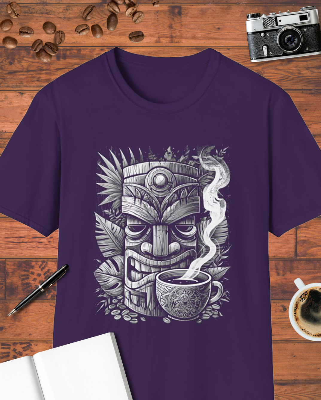 Tiki Coffee Lover T-Shirt