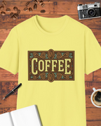 Vintage Coffee Typography T-Shirt