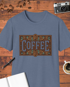 Vintage Coffee Typography T-Shirt