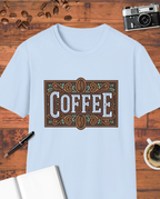 Vintage Coffee Typography T-Shirt