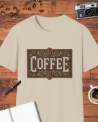 Vintage Coffee Typography T-Shirt