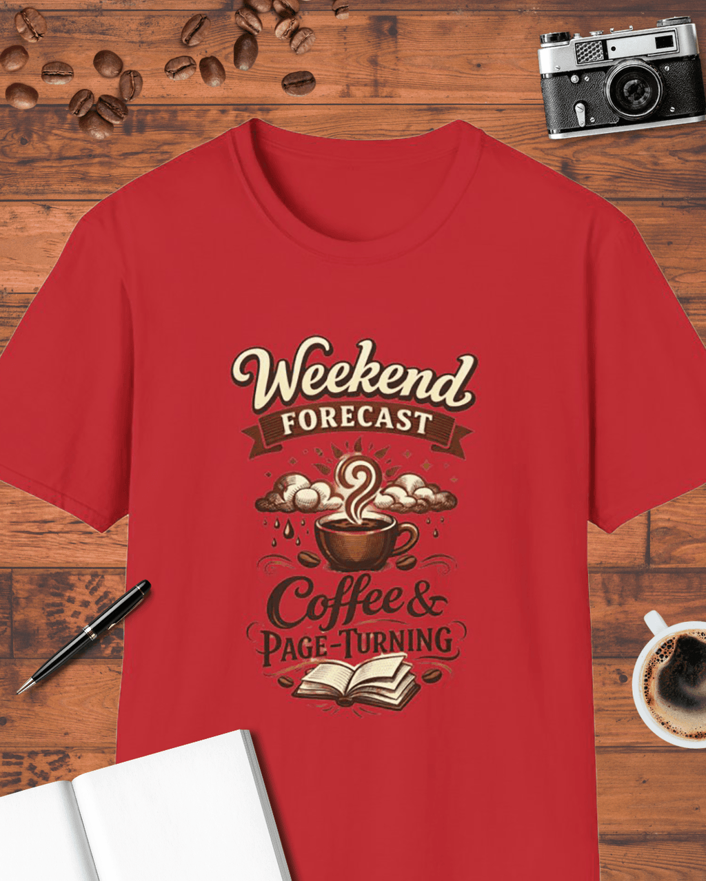 Weekend Forecast: Coffee & Page-Turning T-Shirt