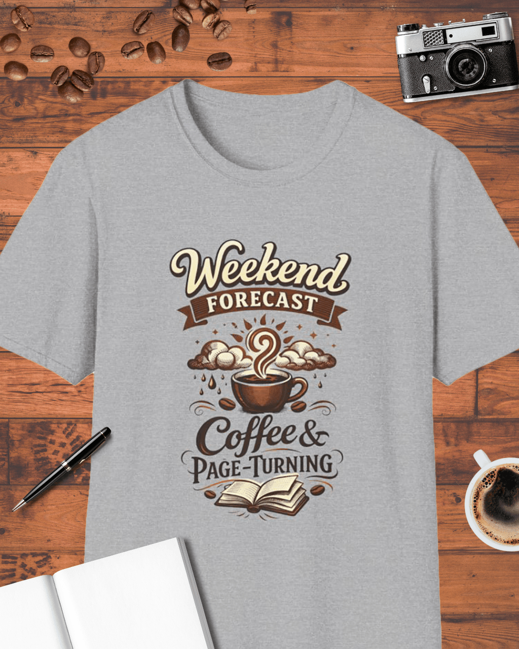 Weekend Forecast: Coffee & Page-Turning T-Shirt