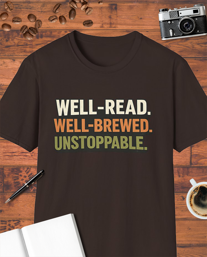Well-Read. Well-Brewed. T-Shirt