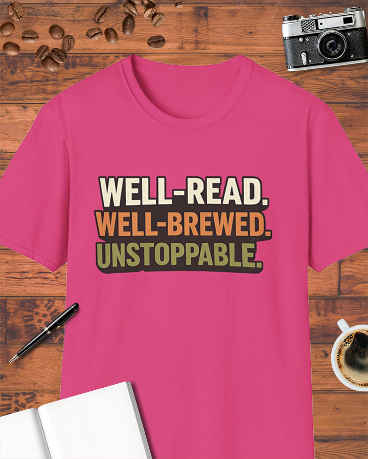 Well-Read. Well-Brewed. T-Shirt
