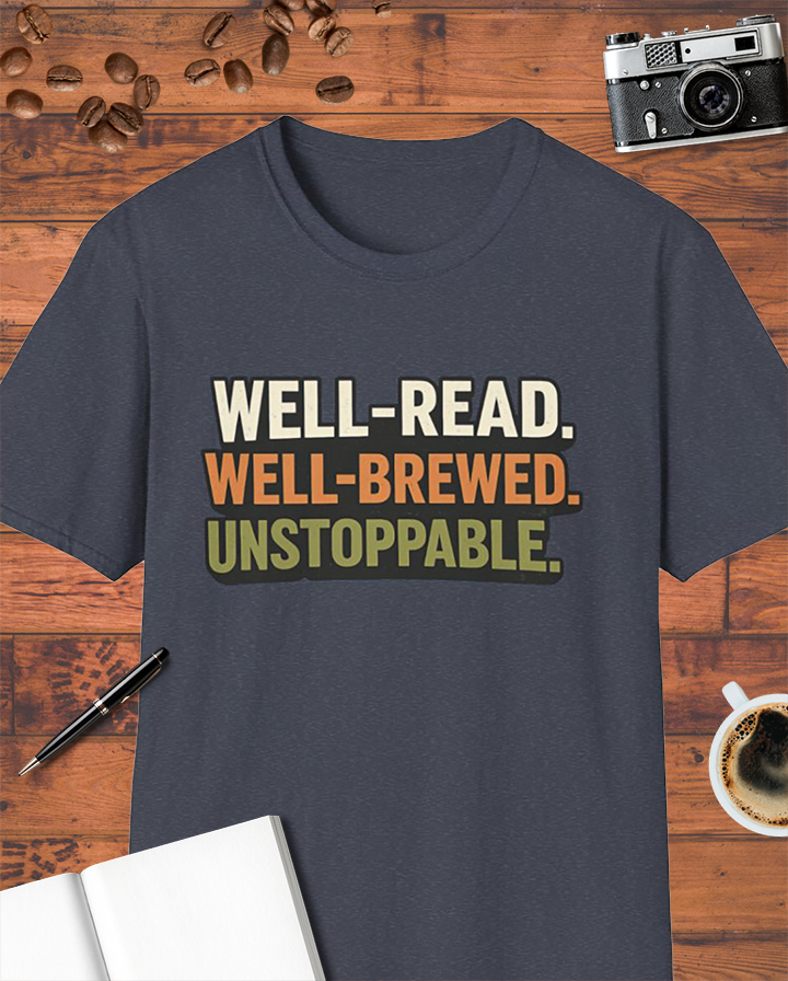 Well-Read. Well-Brewed. T-Shirt