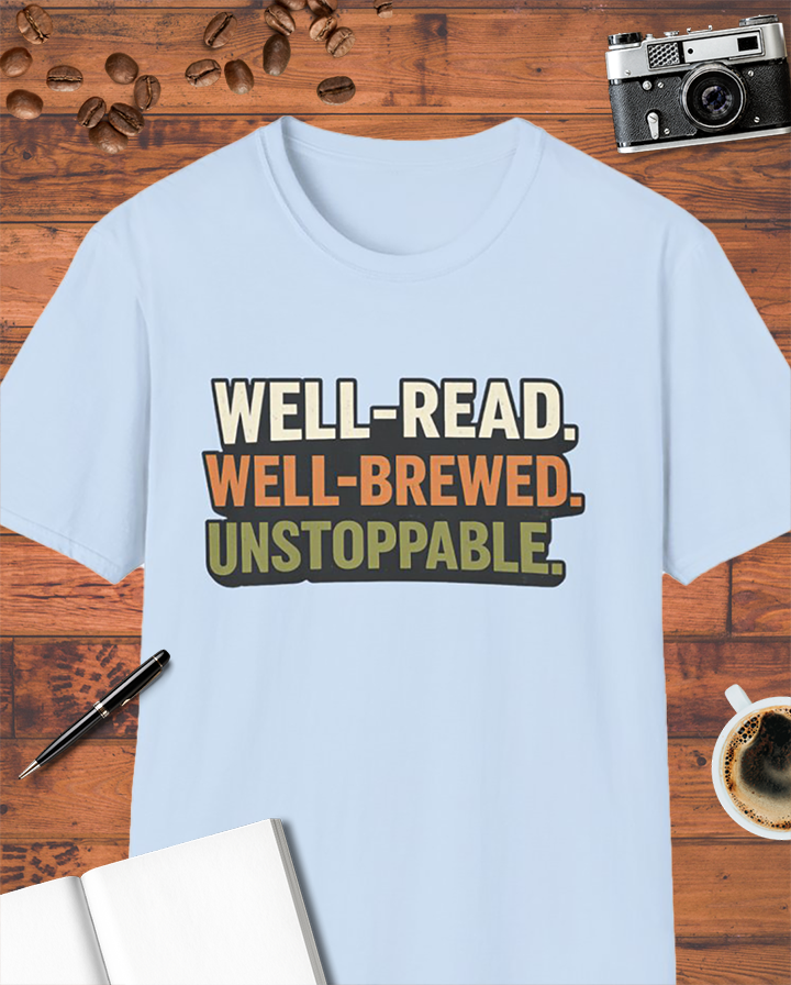 Well-Read. Well-Brewed. T-Shirt