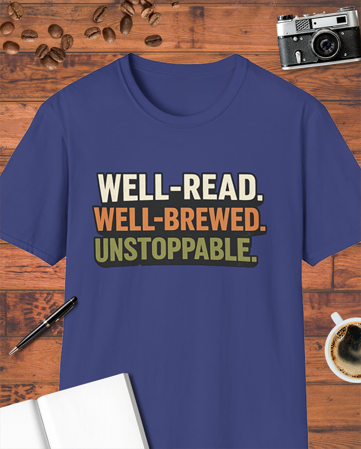 Well-Read. Well-Brewed. T-Shirt