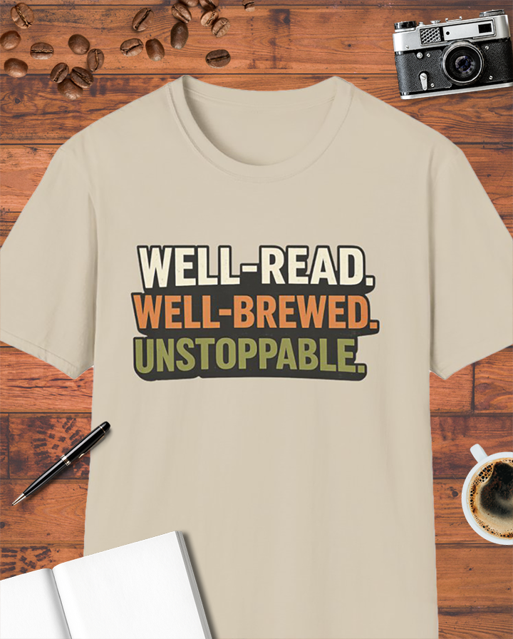 Well-Read. Well-Brewed. T-Shirt